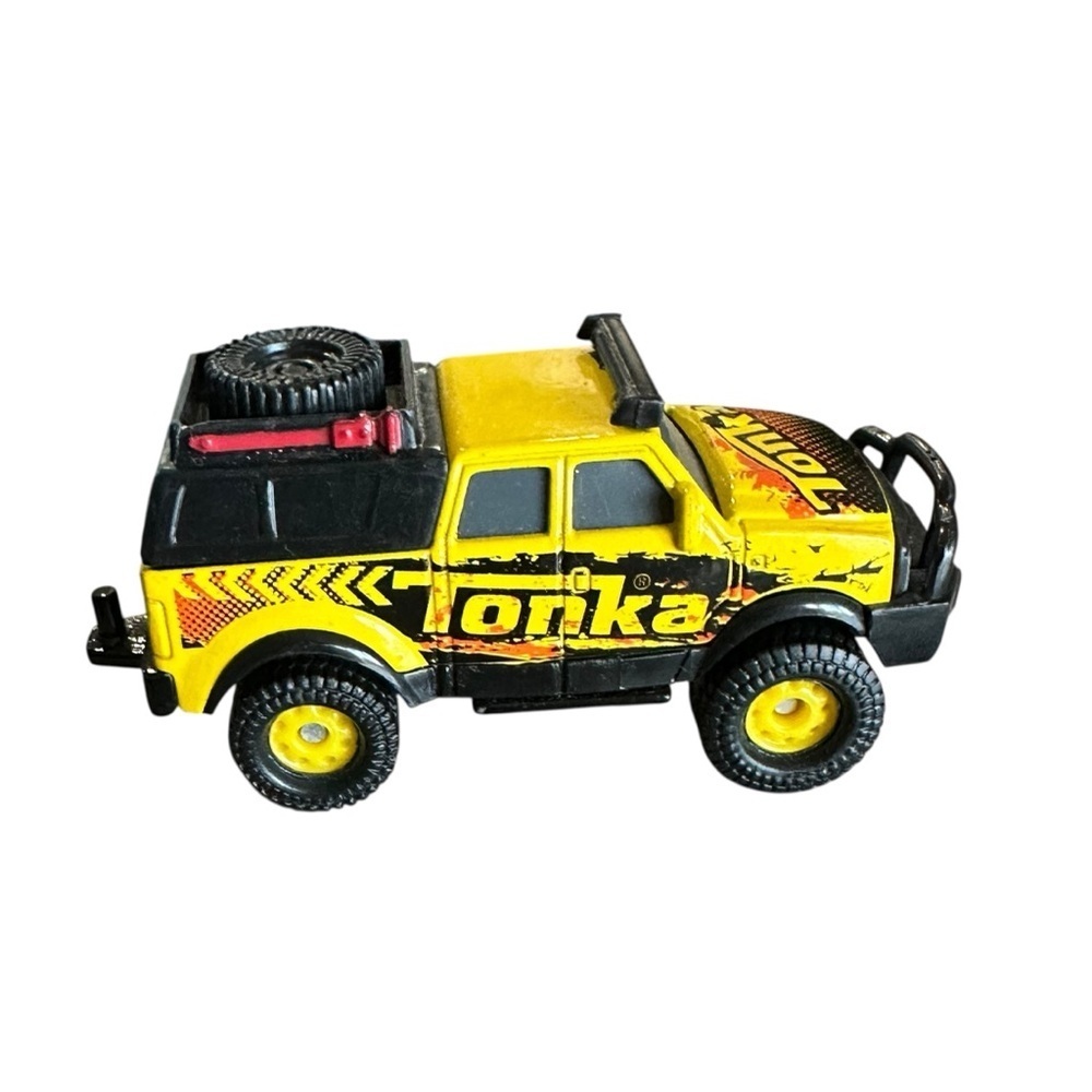 Tonka Truck Diecast Lot of 5 - Lightly Played Utility Jeep Military - Picture 2 of 6